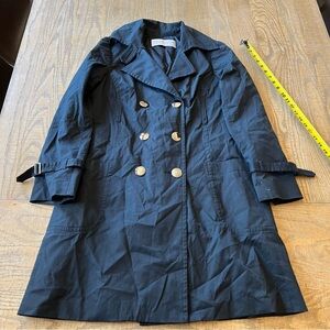 TRINA TURK Women's Double Coat In Navy